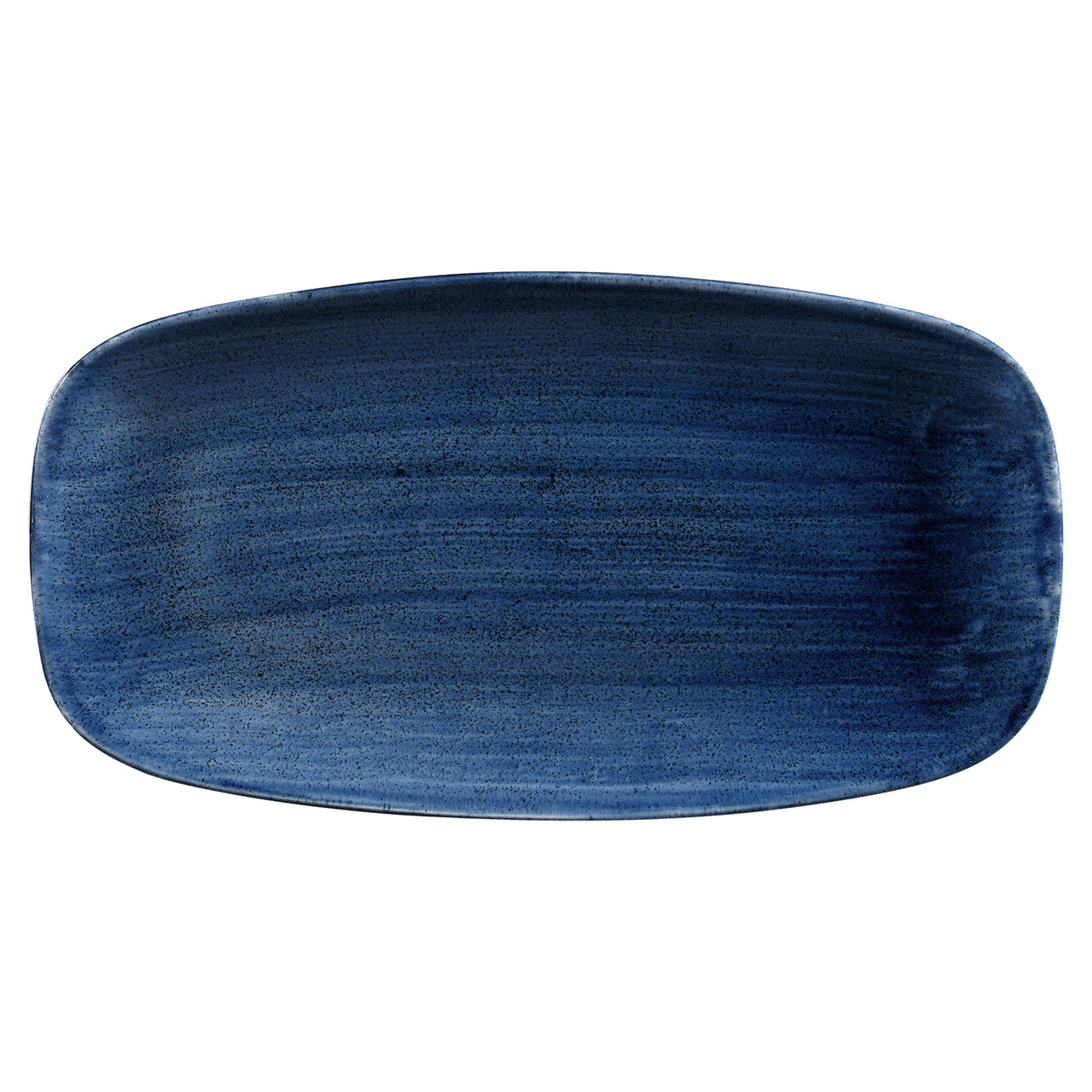 Stonecast Patina, Teller Chefs rechteckig 355 x 189 mm Cobalt Blue